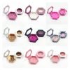 wholesale hexagon with window custom lashes box 1
