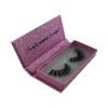 wholesale pink silver rectangle private custom lashes box 3