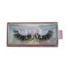 wholesale pink silver rectangle private custom pull out lashes box 1