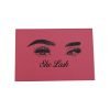 wholesale red rectangle 3 pairs with tweezer private custom lashes box 1