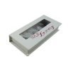 wholesale silver rectangle private custom lashes box 4