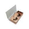 wholesale white gold rectangle private custom lashes box 3